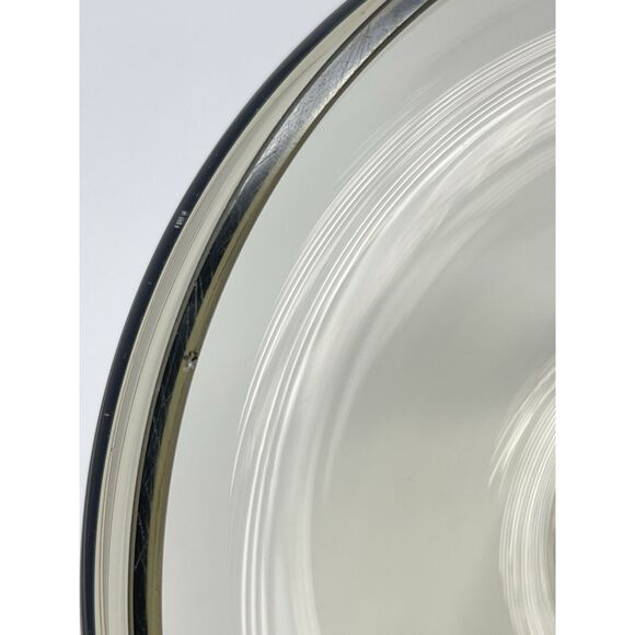 Smoke Gray Controlled Bubbles Pedestal Candy Dish (Maybe By Erickson Art Glass) - Picture 6 of 12